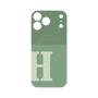 プレミアムパネル with MagSafe［ オリジナル - initial two tone - H green ］