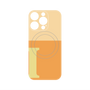 プレミアムパネル with MagSafe［ オリジナル - initial two tone - I orange ］