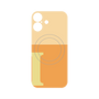 プレミアムパネル with MagSafe［ オリジナル - initial two tone - I orange ］