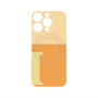プレミアムパネル with MagSafe［ オリジナル - initial two tone - I orange ］