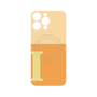 プレミアムパネル with MagSafe［ オリジナル - initial two tone - I orange ］