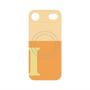 プレミアムパネル with MagSafe［ オリジナル - initial two tone - I orange ］
