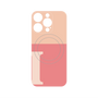 プレミアムパネル with MagSafe［ オリジナル - initial two tone - I pink ］