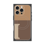 プレミアムパネル with MagSafe［ オリジナル - initial two tone - I brown ］