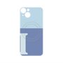 プレミアムパネル with MagSafe［ オリジナル - initial two tone - I blue ］