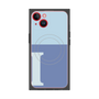 プレミアムパネル with MagSafe［ オリジナル - initial two tone - I blue ］
