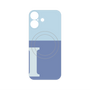 プレミアムパネル with MagSafe［ オリジナル - initial two tone - I blue ］