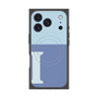 プレミアムパネル with MagSafe［ オリジナル - initial two tone - I blue ］