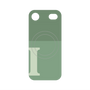 プレミアムパネル with MagSafe［ オリジナル - initial two tone - I green ］