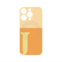 プレミアムパネル with MagSafe［ オリジナル - initial two tone - J orange ］