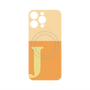 プレミアムパネル with MagSafe［ オリジナル - initial two tone - J orange ］