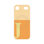 プレミアムパネル with MagSafe［ オリジナル - initial two tone - J orange ］