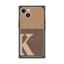 プレミアムパネル with MagSafe［ オリジナル - initial two tone - K brown ］