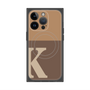 プレミアムパネル with MagSafe［ オリジナル - initial two tone - K brown ］