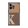 プレミアムパネル with MagSafe［ オリジナル - initial two tone - K brown ］