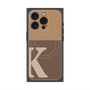 プレミアムパネル with MagSafe［ オリジナル - initial two tone - K brown ］