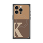 プレミアムパネル with MagSafe［ オリジナル - initial two tone - K brown ］