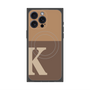 プレミアムパネル with MagSafe［ オリジナル - initial two tone - K brown ］