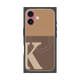 プレミアムパネル with MagSafe［ オリジナル - initial two tone - K brown ］