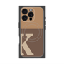 プレミアムパネル with MagSafe［ オリジナル - initial two tone - K brown ］
