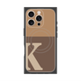 プレミアムパネル with MagSafe［ オリジナル - initial two tone - K brown ］