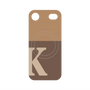 プレミアムパネル with MagSafe［ オリジナル - initial two tone - K brown ］