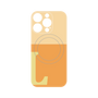 プレミアムパネル with MagSafe［ オリジナル - initial two tone - L orange ］