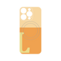 プレミアムパネル with MagSafe［ オリジナル - initial two tone - L orange ］