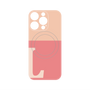 プレミアムパネル with MagSafe［ オリジナル - initial two tone - L pink ］