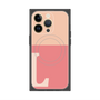 プレミアムパネル with MagSafe［ オリジナル - initial two tone - L pink ］