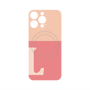 プレミアムパネル with MagSafe［ オリジナル - initial two tone - L pink ］