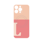プレミアムパネル with MagSafe［ オリジナル - initial two tone - L pink ］