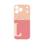プレミアムパネル with MagSafe［ オリジナル - initial two tone - L pink ］
