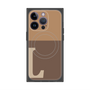 プレミアムパネル with MagSafe［ オリジナル - initial two tone - L brown ］