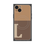 プレミアムパネル with MagSafe［ オリジナル - initial two tone - L brown ］