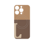 プレミアムパネル with MagSafe［ オリジナル - initial two tone - L brown ］
