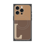 プレミアムパネル with MagSafe［ オリジナル - initial two tone - L brown ］