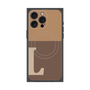 プレミアムパネル with MagSafe［ オリジナル - initial two tone - L brown ］