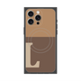 プレミアムパネル with MagSafe［ オリジナル - initial two tone - L brown ］