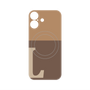 プレミアムパネル with MagSafe［ オリジナル - initial two tone - L brown ］