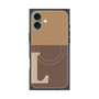 プレミアムパネル with MagSafe［ オリジナル - initial two tone - L brown ］