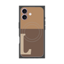 プレミアムパネル with MagSafe［ オリジナル - initial two tone - L brown ］