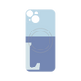 プレミアムパネル with MagSafe［ オリジナル - initial two tone - L blue ］