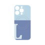 プレミアムパネル with MagSafe［ オリジナル - initial two tone - L blue ］