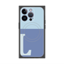 プレミアムパネル with MagSafe［ オリジナル - initial two tone - L blue ］