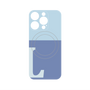 プレミアムパネル with MagSafe［ オリジナル - initial two tone - L blue ］