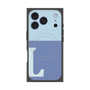 プレミアムパネル with MagSafe［ オリジナル - initial two tone - L blue ］