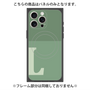 プレミアムパネル with MagSafe［ オリジナル - initial two tone - L green ］