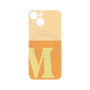 プレミアムパネル with MagSafe［ オリジナル - initial two tone - M orange ］