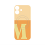 プレミアムパネル with MagSafe［ オリジナル - initial two tone - M orange ］